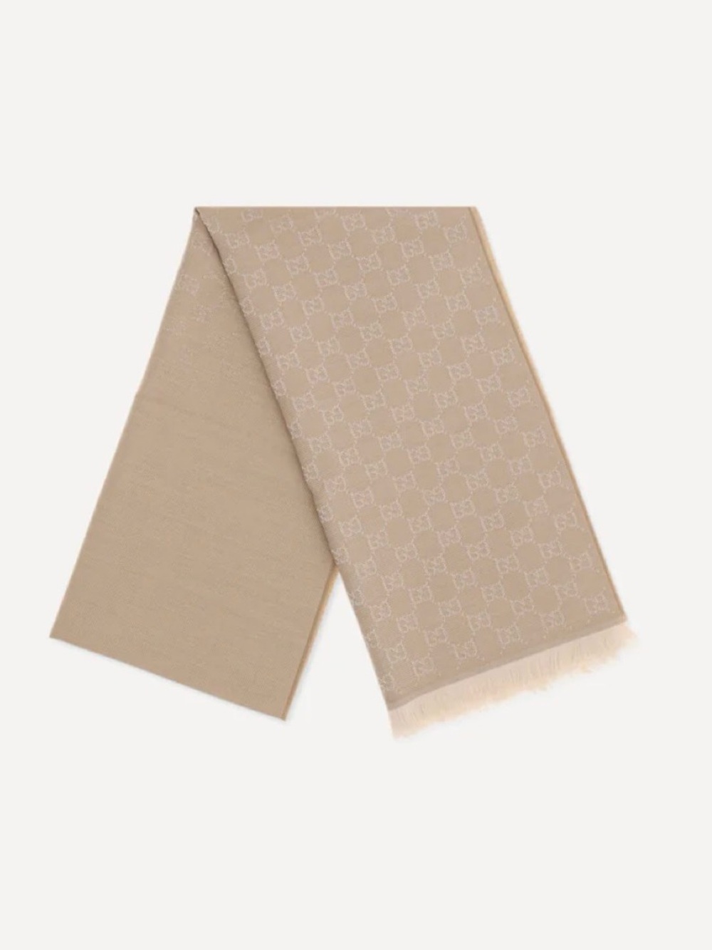 Gucci GG Supreme embroidered wool Scarf